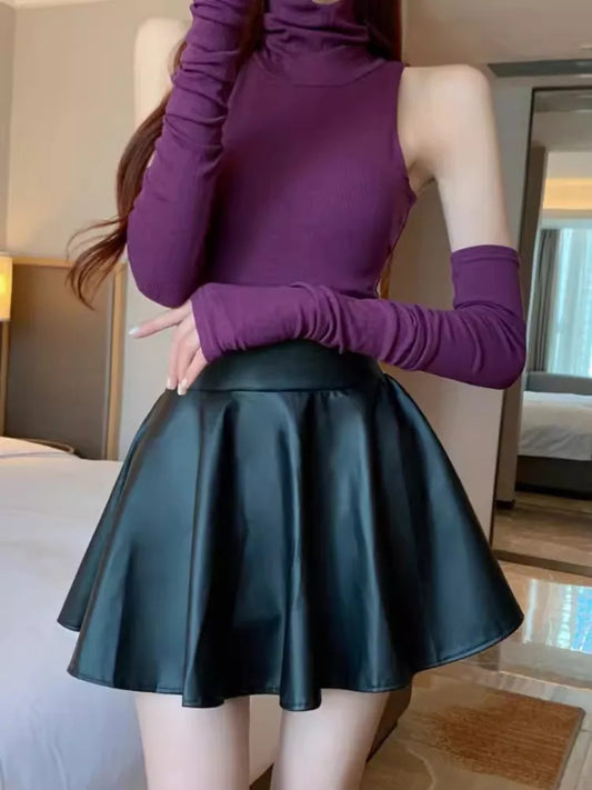 Elastic Skater Skirt - Night Out Ready